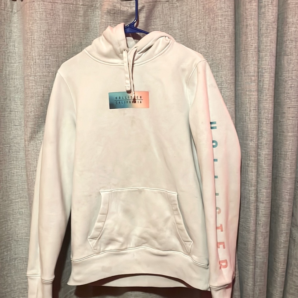 white hoodie